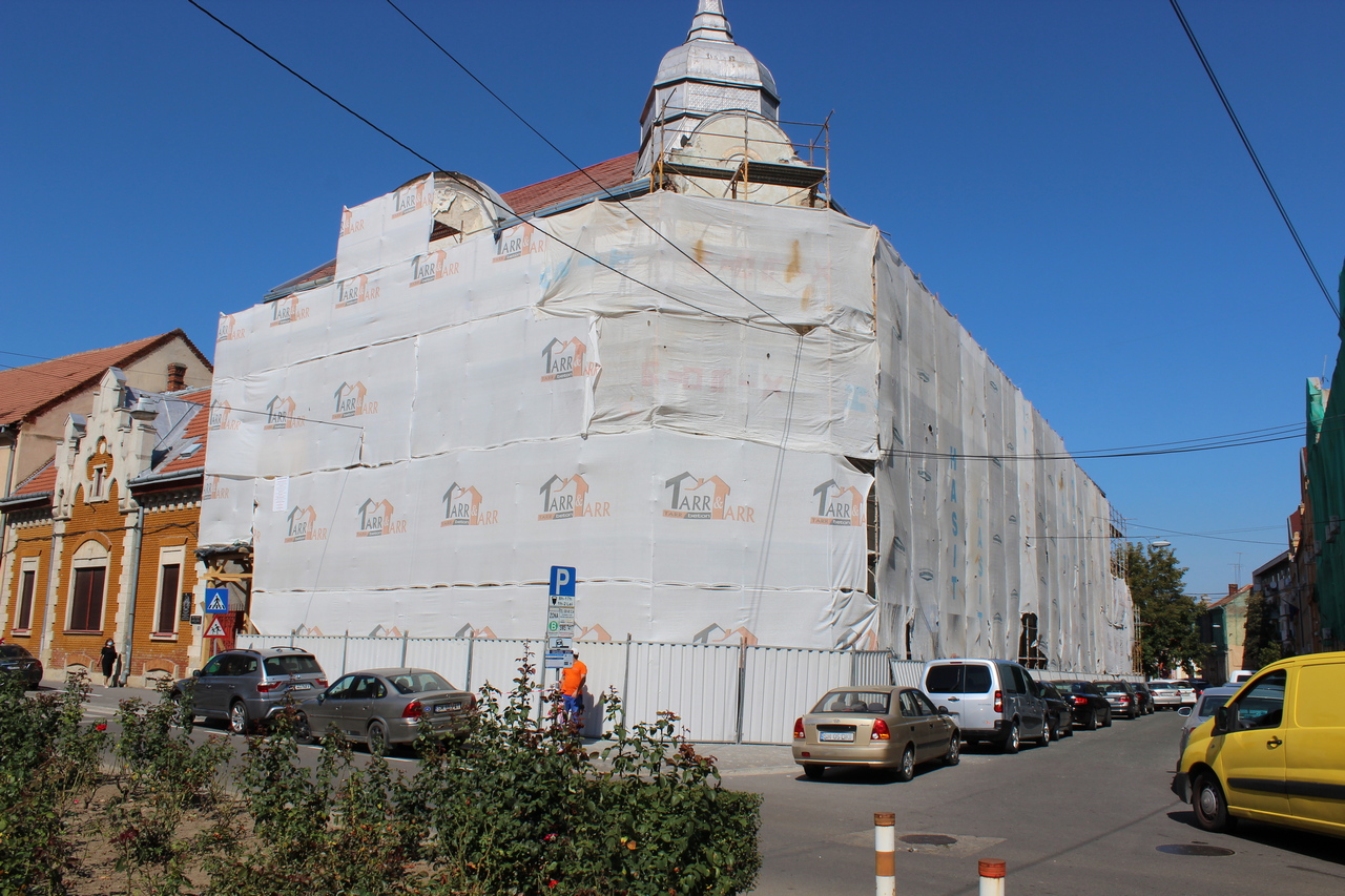 Reabilitarea fațadei Liceului „Aurel Pop” din Satu Mare