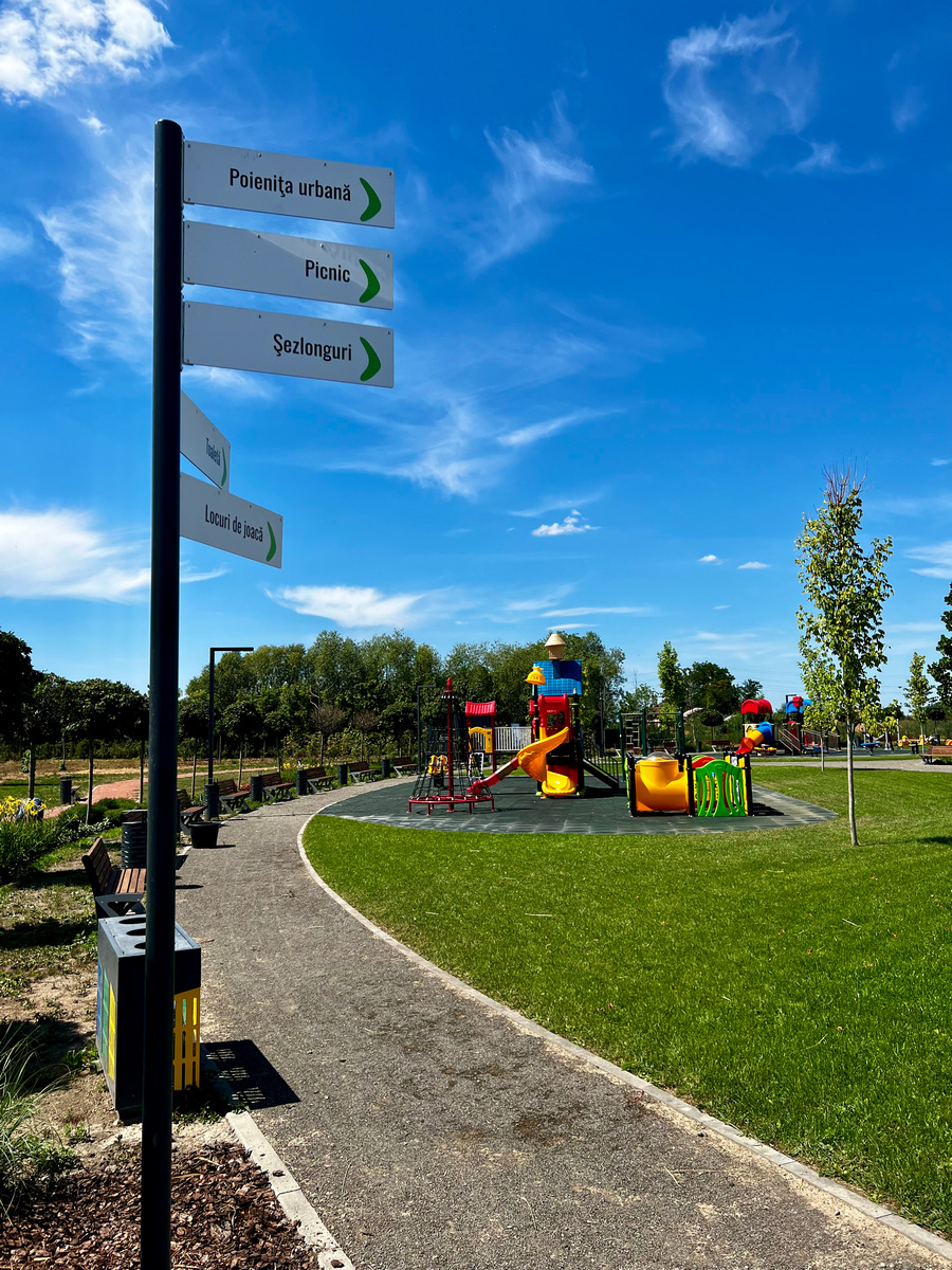 Parcul Șomoș din Carei - Lucrările